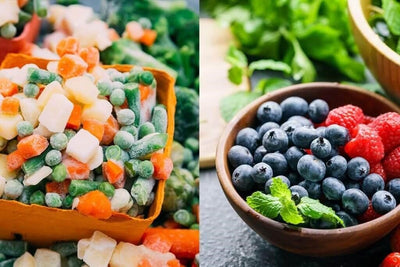 ¿FRESCAS O CONGELADAS? ¿CUÁNDO TIENEN MÁS VITAMINAS LAS FRUTAS Y LAS VERDURAS?