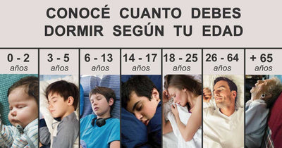 ¿Cuántas horas necesitamos dormir según nuestra edad?